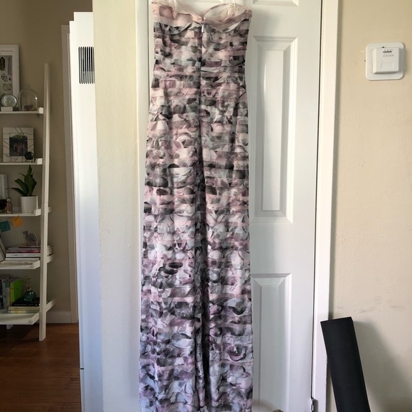 BCBG MaxAzria chiffon gown - Picture 3 of 4